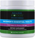 Neuro biologix Women's Essential Multi by Neurobiologix (90 Capsules) - Once Daily Women's Multivitamin with Iron | Superior Bioavailability | Methylation and Hormone Support