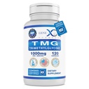 Genx Formulas TMG Supplement 1000 mg (120 Capsules) - NSF Güvenlik, Kalite ve Etiket Hassasiyeti için Onaylandı - Betaine Anhidrus Tritilglycine - Liver Supplement - Gluten Free & Non-GMO - 30-Day Supply