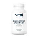 Vital Nutrients Glucosamine & Chondroitin | Sağlıklı Kartilage, Hareketlilik ve Ortak Destek Tamam | Gluten, Süt, Soy Free | Non-GMO | 120 Capsules