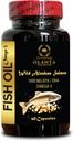 Vahşi Alaskan Salmon Oil - Omega 3 Fatty Acid Supplements, Support Memory and Focus Supplements - 1 Şişe 60 Softgels