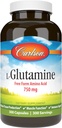 Carlson - L-Glutamine, Free-Form Amino asit, 750 mg, Muscle Tound Production, 300 Capsules
