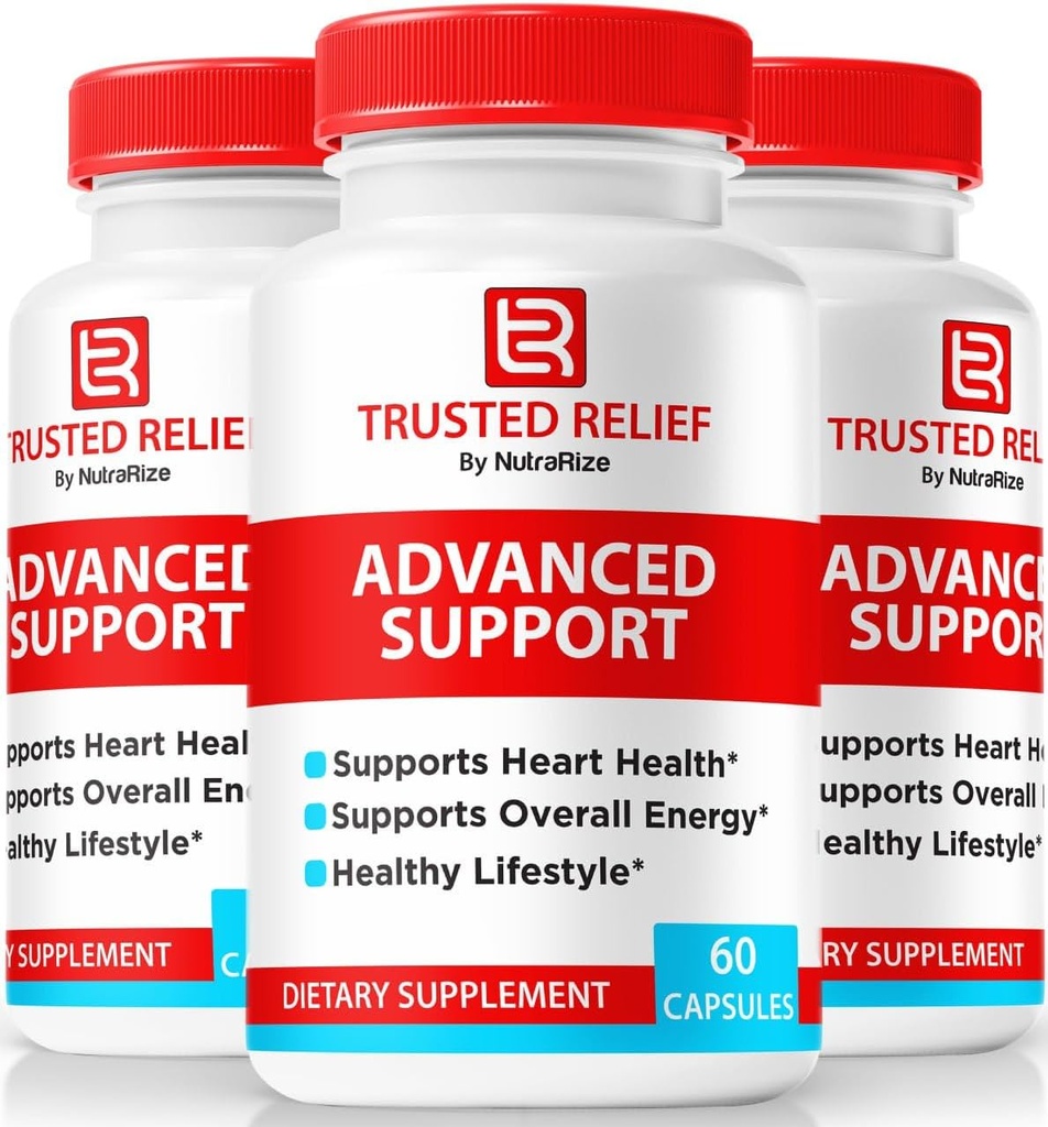 (3 Pack) Trusted Relief Capsules, Resmi TrustedRelief Complete Support Pills, All Natural Formula for Stable Levels & Health Circulation, Premium Supplement Yorumlar (180 Capsules)