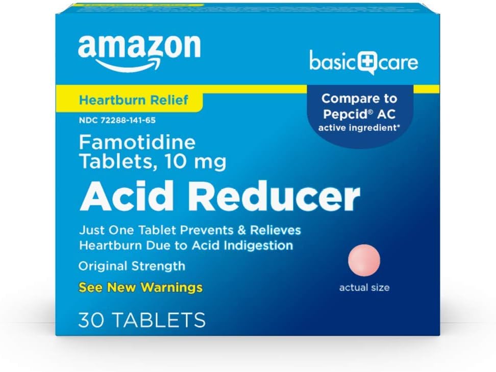 Basic Care Acid Reducer Famotidine δισκία 10 Mg, 30 Count