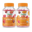 Lifeable Prebiyotik Fiber Kids +uba with Vitamin D Kids, Gummies Sche - Great Tasting, Vitamin Supplement, Gluten Free, GMO Free, Chewable Gummy