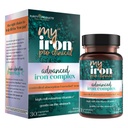MyIron ProClinical by Sapphire Products - Iron (Ferrous Bisglycinate Chelelate) + Vitamin C (Pure Way-C) - Stomach'da Nazik - Kontrollü Absiyon - Sağlıklı Kırmızı Kan Hücreleri - 30 Kont (1)