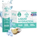 MyHy ZERO Liquid Hydration Packets, Sugar Free Electrolyte Drink Mix for Hydration Support, Dehidrasyon Yardımı, Seyahat, Hamilelik, Fitness, Lisans ve Lisans Partisi - Buz Adası, 50 Kont