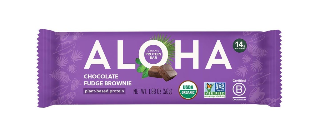 Aloha Organik Bitki Protein Barları, 1.98 Oz