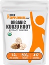 BulkSupplements.com Organik Kudzu Kök Ekstraksiyon Toz - Kudzu Root Supplement, Herbal Supplement - Gluten Free, 1.2g per Service, 500g (1.1 lbs) (Pack of 1)