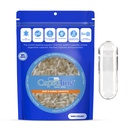 Capsuline Uzunluk 0 Boş Gelatin Capsules, Clear - 1000 Count | Gluten Free, Kosher, Non-GMO sertifikalı | Pure Bovine Pill Caps for DIY Supplement - 1000