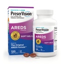 PreserVision AREDS Eye Vitamins, #1 Eye Doctor Συνιστάται Brand, πολυβιταμίνη με χαλκό, βιταμίνη Α, C & E, συμπληρώματα ψευδαργύρου, 120 Softgels