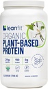 LeanFit Organik Bitki Tabanlı Protein Toz, Doğal Vanilla Flavor - Vegan, USDA Organik sertifikalı, Soy-Free, Gluten-Free, Dairy-Free, Sugar-Free, Non-GMO - 21g Protein, 19 Hizmet, 1.58 Pound Tuba
