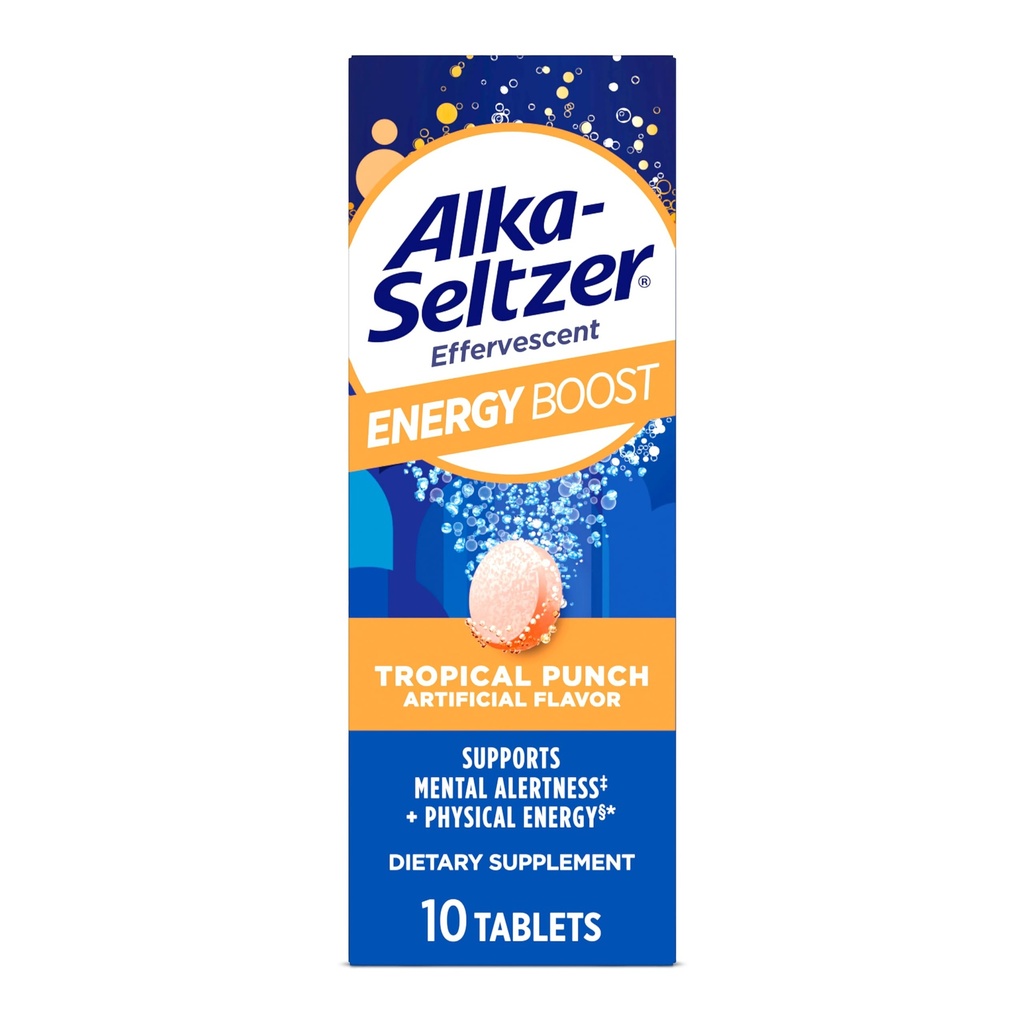 Alka-Seltzer Enerji Boost, 10ct