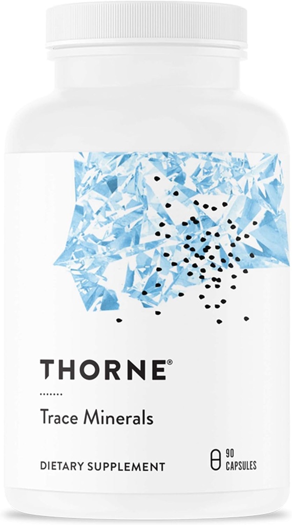 THORNE - Trace Mineraller - Çinko, Boron & Selenium ile Diyetsel Tamam - Chelated Formlar - Kapsamlı Formula - 90 Capsules - C