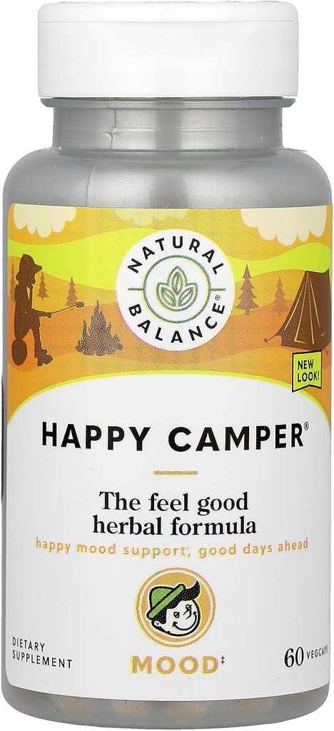 Φυσική ισορροπία Ευτυχισμένο Camper, 60 VegCaps