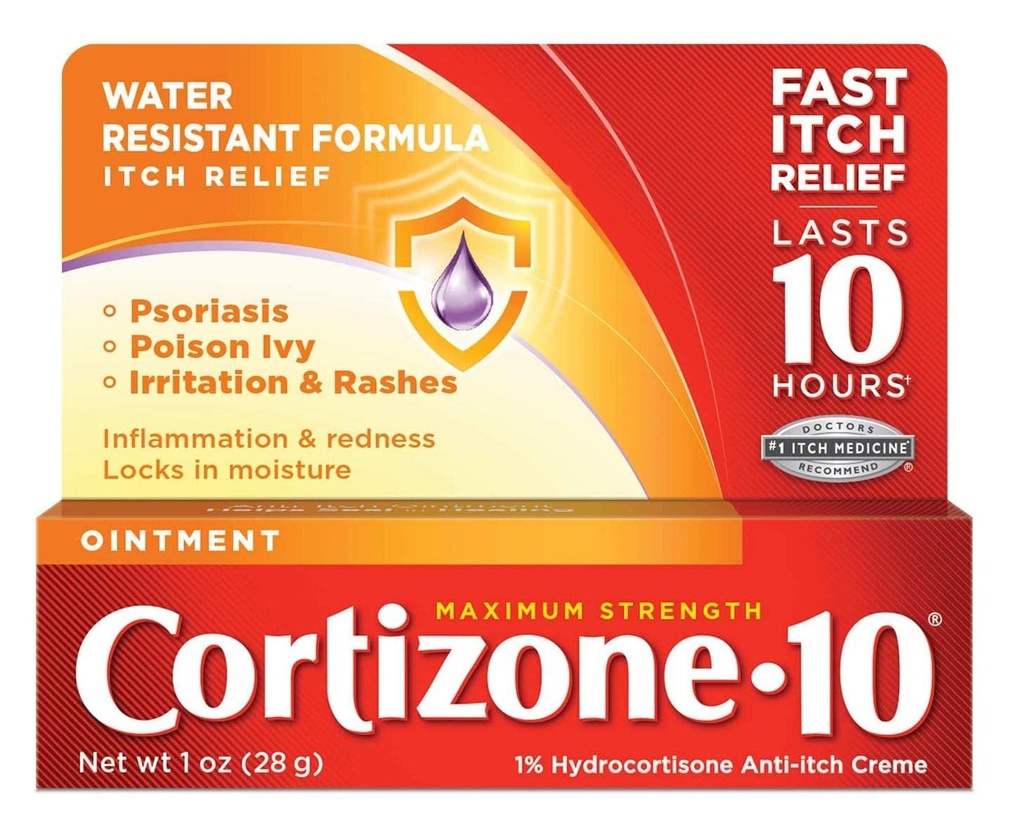 Cortizone-10 Itch Medicine maximum Strength Ointment 1 Ounce (29 ml) (6 Pack)