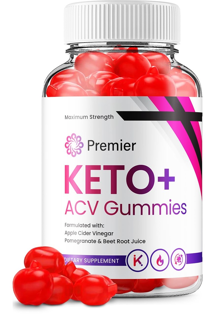 Premier DW ACV Gummies - Gelişmiş Formula Premiere Keto Plus ACV Gummies Apple Cider Vinegar Premier ACV Diyetary Supplement Yorumlar Men Women (60 Gummies)
