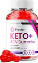 Premier Keto ACV Gummies - Advanced Formula Premiere Keto Plus ACV Gummies Apple Cider Vinegar Premier ACV Dietary Supplement Reviews Men Women (60 Gummies)