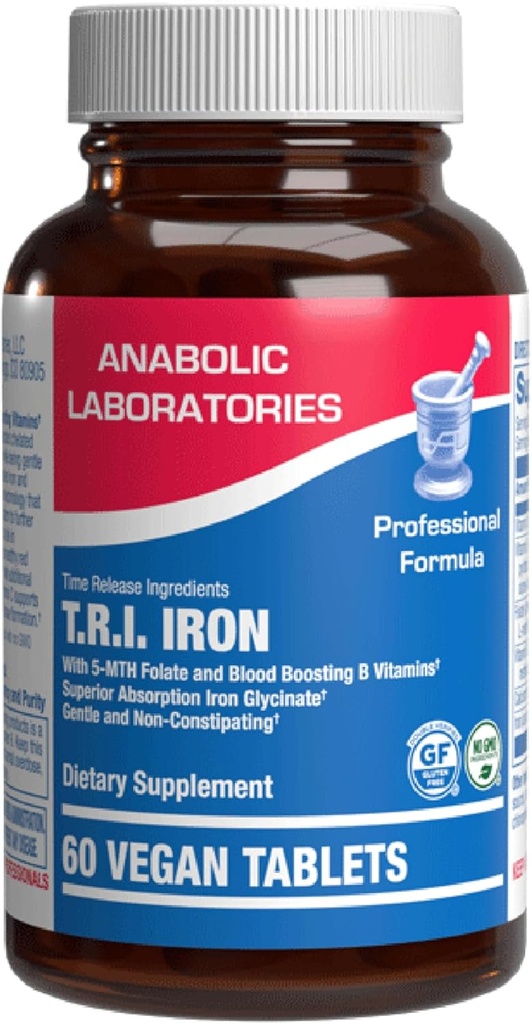 Slow release Iron Supplement C Vitamin C ile - High Abxia Cent Iron C için Kadınlar için En İyi B Kompleksi En Az Faydaları - Stomach Friendly Vegan & ABD'de Yapılan - 60 Hizmet