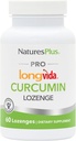 NaturesPlus PRO Longvida Curcumin - 60 Lozenges - Sağlıklı Özgür Radikal Korumayı Teşvik - Non-GMO, Vegan, Gluten Free, Soy Free - 30 Hizmetler