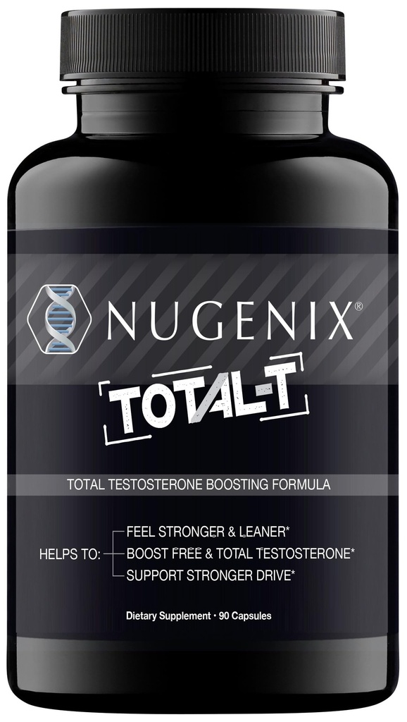 Nugenix Total-T, Δωρεάν και Total Booster τεστοστερόνης συμπλήρωμα για τους άνδρες, 90 Count