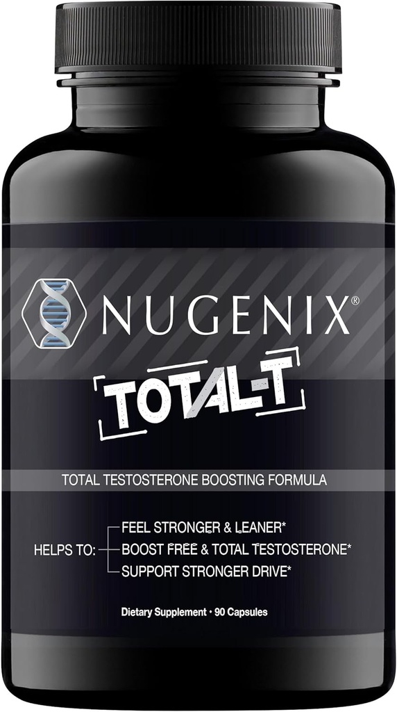 Nugenix Total-T, Δωρεάν και Total Booster τεστοστερόνης συμπλήρωμα για τους άνδρες, 90 Count