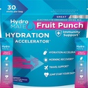 HydroMATE Electrolyte Toz Meyvesi Zürü Paketleri Low Sugar 30 Count