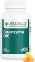 Συνένζυμο Greeniche Q10, 60 Caps, Coq10 υψηλής απορρόφησης, Vegan, Χωρίς γλουτένη
