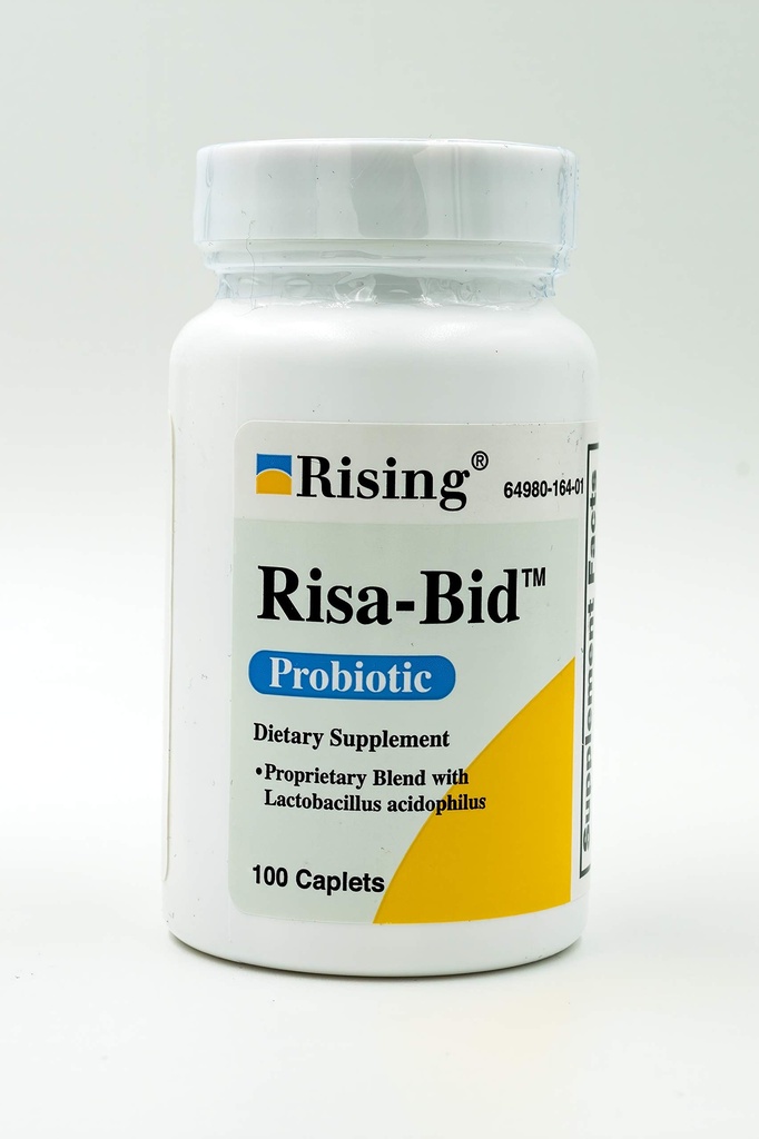 Yükselen Sağlık - Risa-Bid Caplets - Probiyotik Diyeter Supplements - 100 caplets