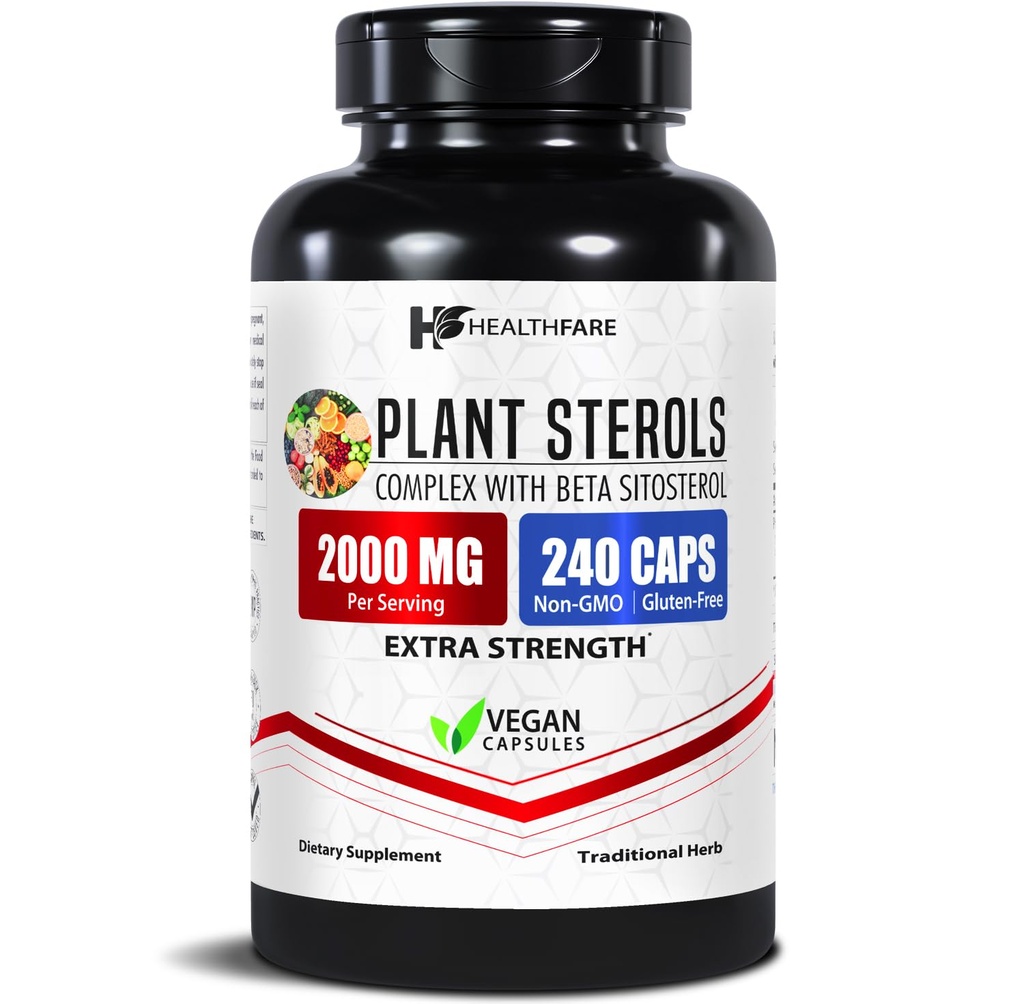 Healthfare Φυτικές στερόλες Κάψουλες 2000mg 
