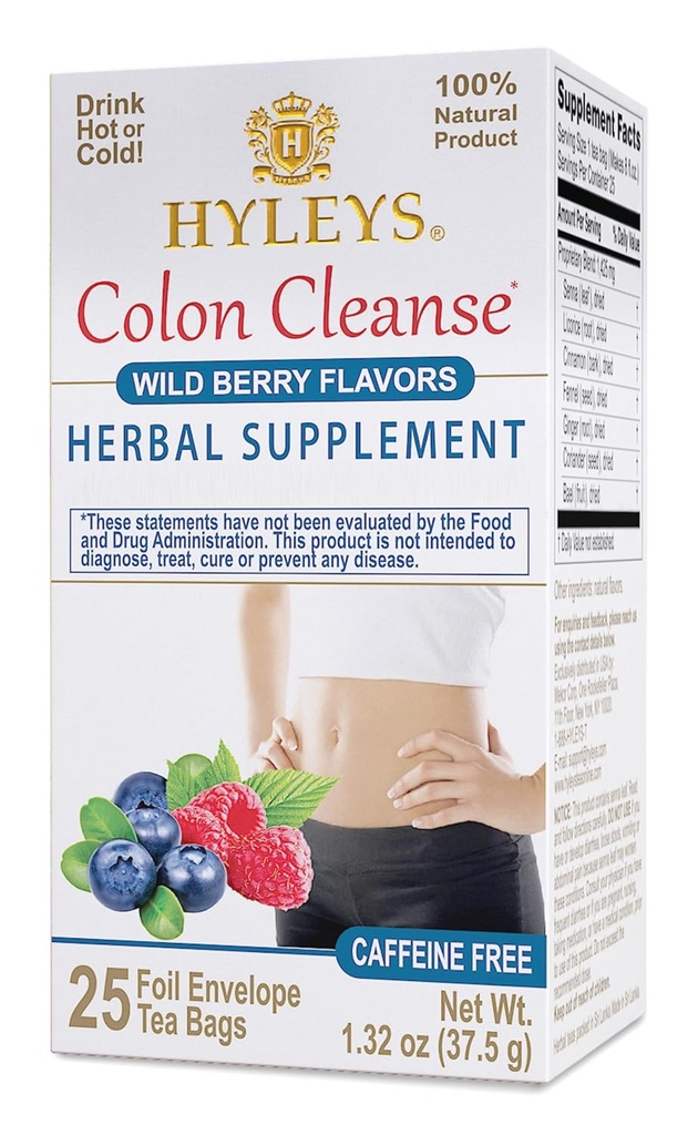 Hyleys Tea Colon Cleanse Wild Cave (1 Pack)