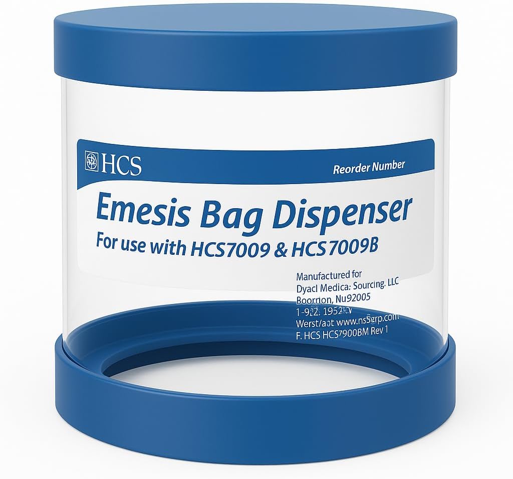 Τσάντες Έμεσης HCS - Επιτοίχιος τοίχος, συγκρατεί 24 Τσάντες Εμετού (δεν περιλαμβάνονται) - Περιλαμβάνει Αγκυρώσεις και βίδες