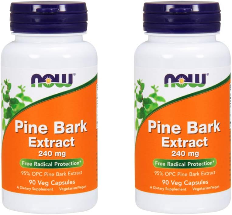 Şimdi Gıdalar Pine Bark 240 mg, 90 Sebze Capsule (2 Pack)