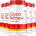 (5 Pack) Glyco Renew - Glyco Renew Blood Support, GlycoRenew Blood Support, Glyco Renew Blood Support Pills, Ripped Glyco Renew Blood Support, Glyco Renew Pills, Glyco Renew Supplement, 150 Capsules