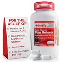 Zamanlı Acetaminophen 500 mg - 500 Caplets - Ekstra Güçlü Ağrı Yardımı - Ekstra Kuvvette aktif maddeyle karşılaştırıldığında - Menstrual Cramps, Kaba Artrit Ağrısı