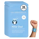 Good Patch Nite Owl Patch, Natural Sleep Patch Support for Kid Bedtime with Tart Cherry, Chamomile ve Skullcap, Plant Powered, Sustained Release (36 Total Patches)