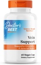 Doktorlar Best Vein Support, Destekler Circulation & Arterial Health, Non-GMO, Gluten Free, Soy Free, Vegan 60 Veggie Caps