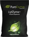 LiyfZyme – 1000 Vegan Capsules – Plant-Based Enzyme Supplement for Protein, Fat, and Carbohydrate Breakdown