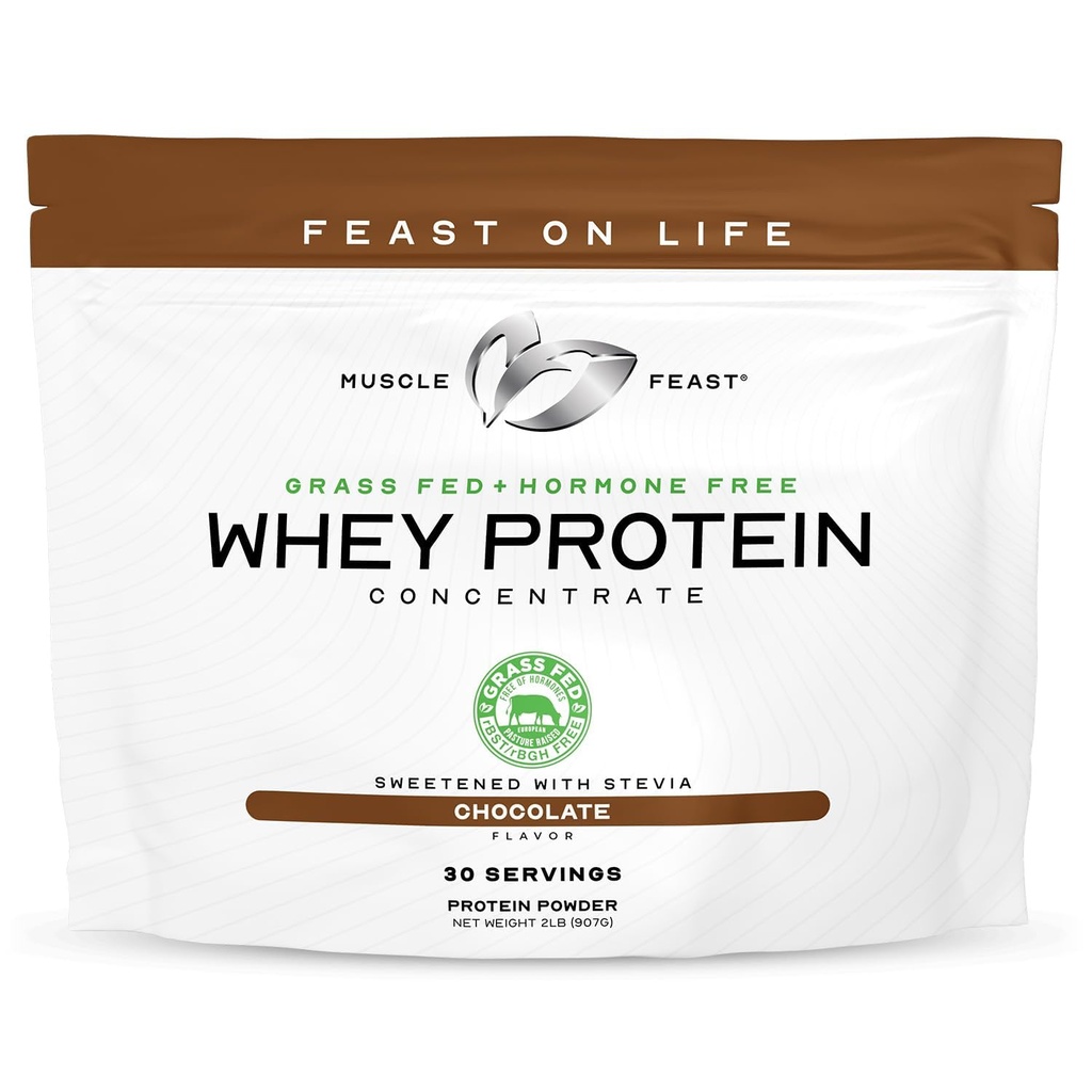 Kasır Çölü-Fed Whey Protein Yoğun Toz, Tüm Doğal, Hormon Ücretsiz Pasture Kadın ve Erkekler için Whey Protein Tozu, Temiz, Non-GMO & Gluten Ücretsiz Whey Yoğun Çikolatası - 2lb