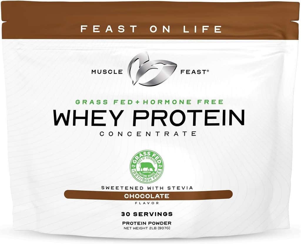 Kasır Çölü-Fed Whey Protein Yoğun Toz, Tüm Doğal, Hormon Ücretsiz Pasture Kadın ve Erkekler için Whey Protein Tozu, Temiz, Non-GMO & Gluten Ücretsiz Whey Yoğun Çikolatası - 2lb