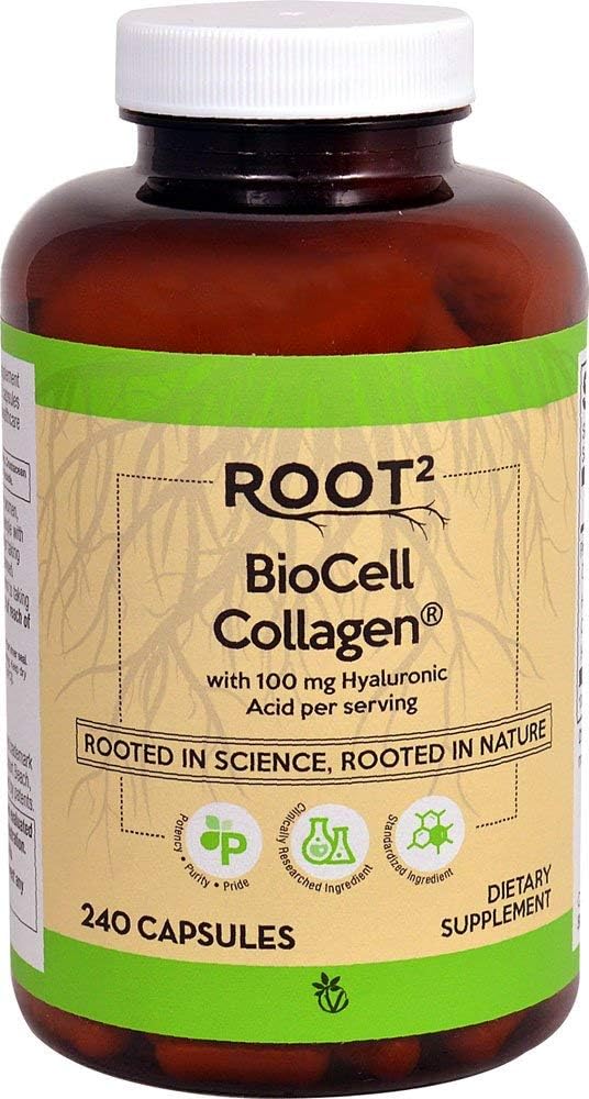 Vitacost ROOT2 BioCell Collagen With Hyaluronic Acid - 100 Milligram