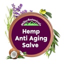 Hamp Salve - Moisturizer δέρματος Balm, όλα τα φυσικά συστατικά - Αλόη Βέρα, Λάδι καρύδας, Rose Hips, & More, 1.700 mg (6000 mg)