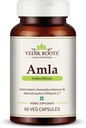 Amla Capsules 100% Organik Immunity Advancedr Natural Source of Vitamic C Herbal Supplements (60 Capsules) (Pack of 1)