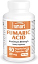 Supersmart - Fumaric Acid günde 500 mg (Maximum Strength) - Natural Supplement | Non-GMO & Gluten Free - 90 Vegetarian Capsules