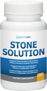 Stone Solution Capsules- Natural Dissolver, Kidney Stone Support & Kidney Cleanser, 60 Services + Kidney Cleanse and Kidney Health Supplement to Support Normal Kidney Function, 60 caps