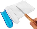 Medarchitect Right Hand Pill Konting Tray with Spatula (Clear - Wood Handle)