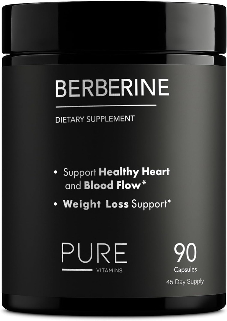Ultra High Strength Berberine HCL 1200 mg Supplements | 90 Vegan Capsules | Organik Berberine Metabolik Desteği ve Genel Sağlık | Erkekler ve Kadınlar için Mükemmel - ABD'de Yap