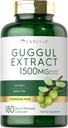 Carlyle Guggul Extract Supplement | 1500 mg | 180 Capsules | Guggulsterone | Non-GMO ve Gluten Free
