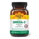 Ülke Life Omega-3 Fish Oil Supplement, 10000 mg,180 mg EPA & 120mg DHA, Fish Oil Inter, Burpless, 50 Softgels, sertifikalı Gluten Free