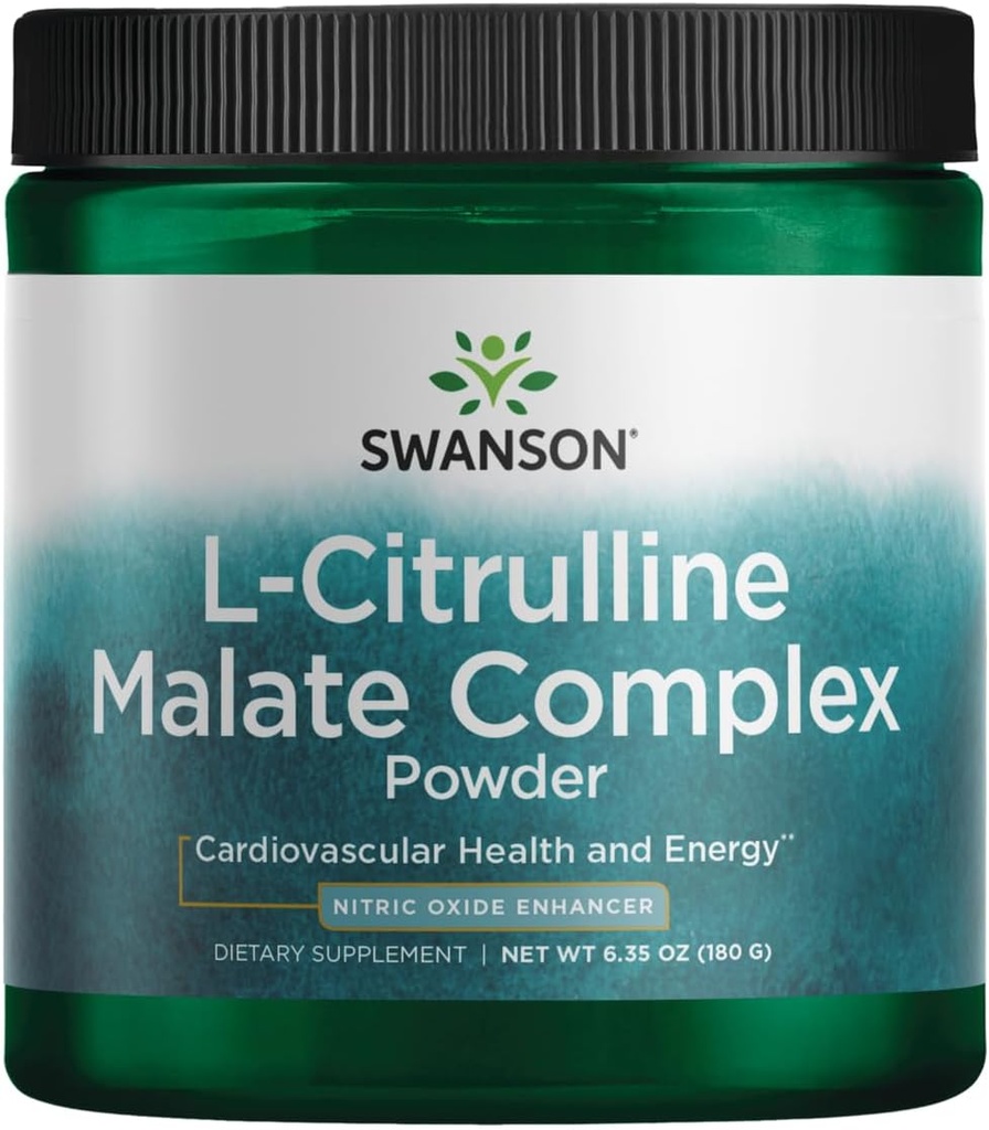 Swanson Amino Asit L-Citrulline Malate Kompleksi 6.35 Ounce (180 g) Pwdr