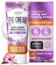 LilyAna Naturals Eye Cream for Dark Circles and Puffiness, Under Eye Cream for Wrinkles andbag, Anti Aging - Kuruness'ı geliştirmeye yardımcı olur; Hassas Skin için - 1.7 oz - ABD'de Made in USA